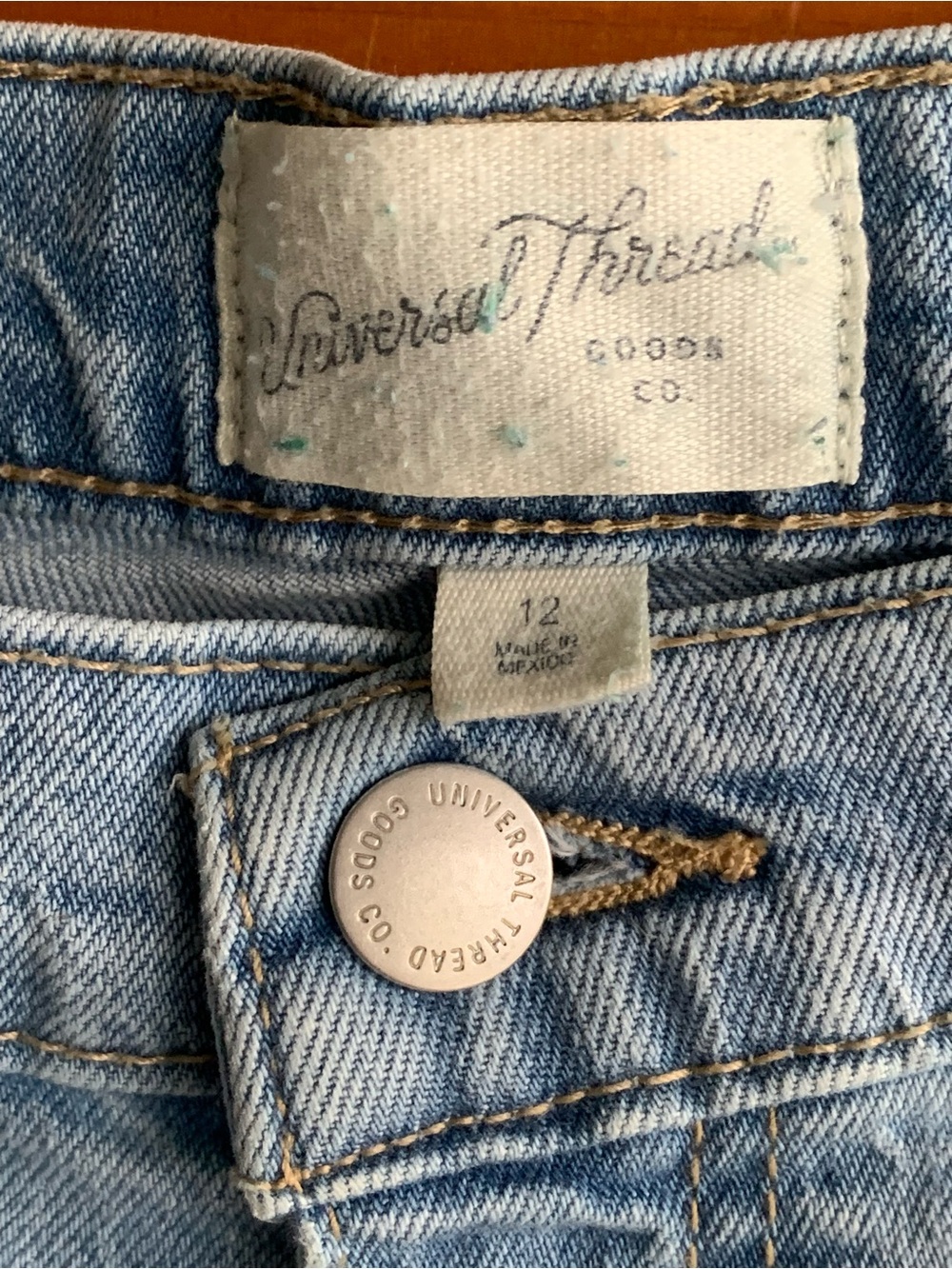 Universal Threads High Rise Wide Leg Jeans, 12 - Picture 9 of 9
